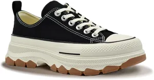 2023 New Degisn Women's Platform Canvas Fashione Sneakers Women Platform Sneakers Breathable Casual Walking Shoes for Women Fashion Sneaker Lightweight Breathable Running Tennis Shoes