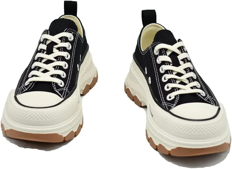 2023 New Degisn Women's Platform Canvas Fashione Sneakers Women Platform Sneakers Breathable Casual Walking Shoes for Women Fashion Sneaker Lightweight Breathable Running Tennis Shoes