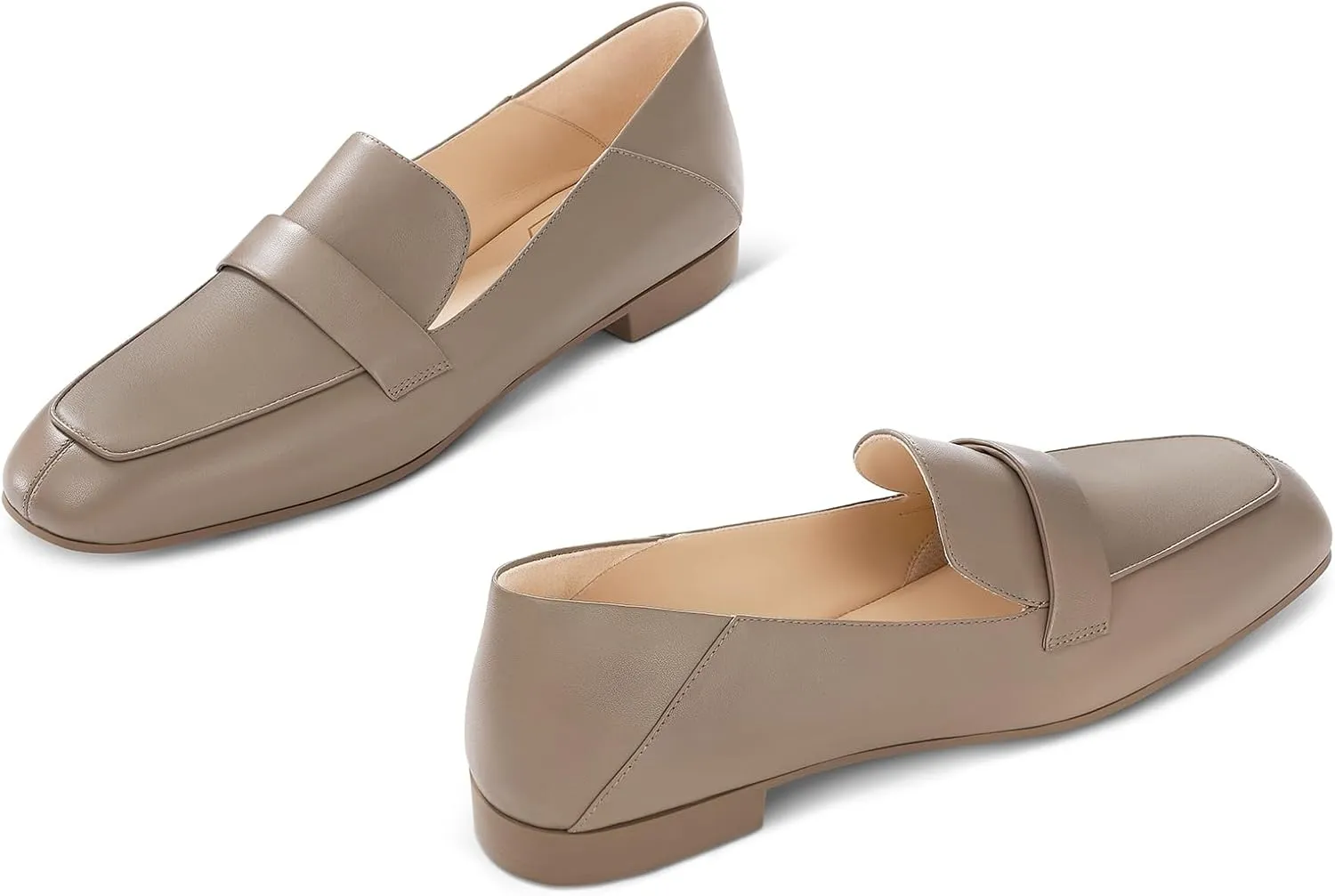 7or9 Loafers for Women Non-Slip Classic Women's Loafers & Slip-on Flats Shoes Casual Comfortable Mattress Flats - Black, White, Brown