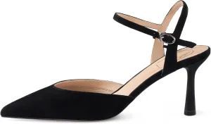 7or9 Slingbacks High Heels for Women Comfortable Air-Touch Foam Pointed-Toe Kitten Heels Casual Dressy Bridal Pumps Women Sandals