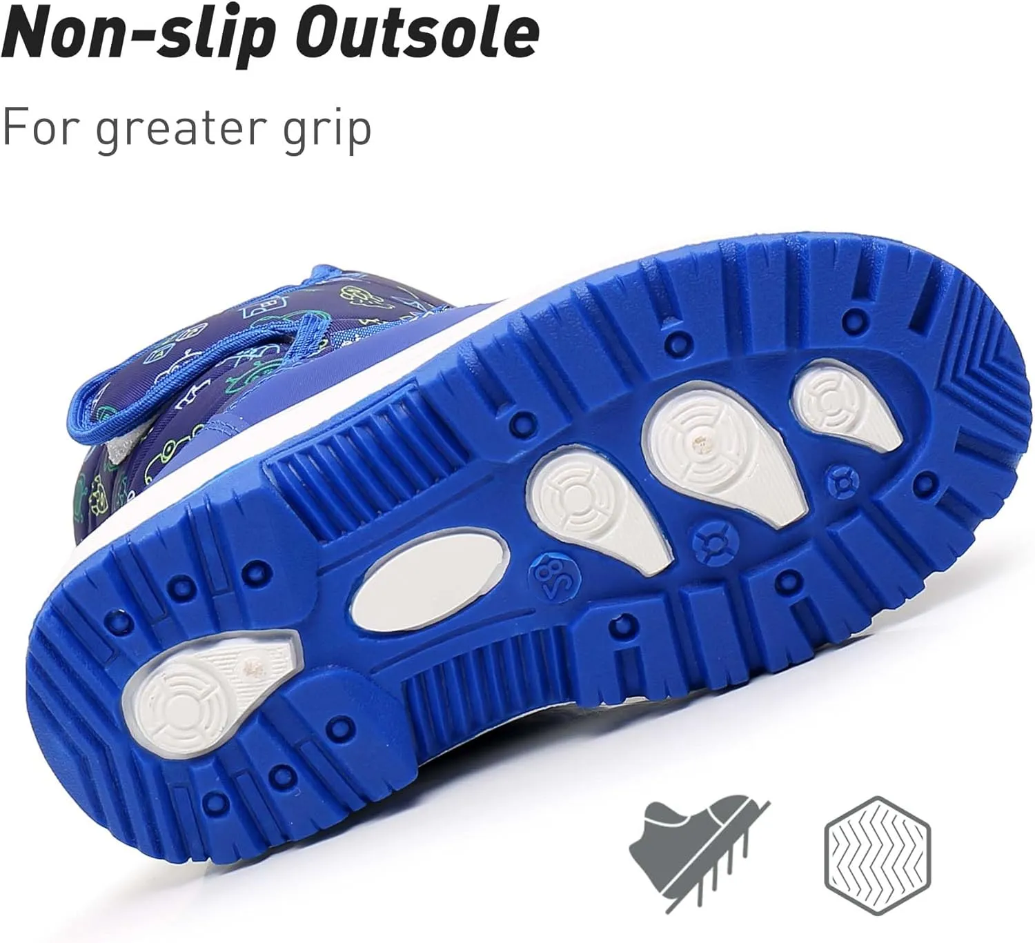 Ahannie Kids Toddler Snow Boots Boys Girls Winter Boots Insulated Warm Outdoor Shoes(Toddler/Little Kid)