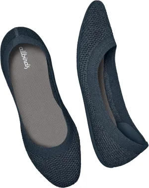 Allbirds Women’s Tree Breezers, Knit Ballet Flats, Slip-On Everyday Round Toe Shoes, Machine Washable Made with Natural Materials