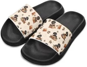 Animal Pattern Kids Sandals for Boys Girls House Slides Children's Cozy Pillow Slippers Non-Slip for Beach Days