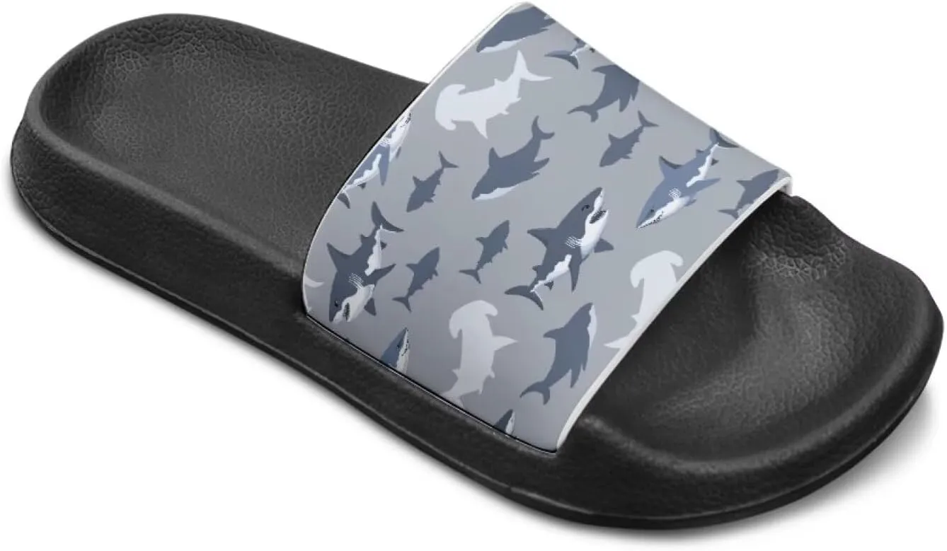 Animal Pattern Kids Sandals for Boys Girls House Slides Children's Cozy Pillow Slippers Non-Slip for Beach Days