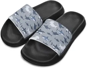 Animal Pattern Kids Sandals for Boys Girls House Slides Children's Cozy Pillow Slippers Non-Slip for Beach Days