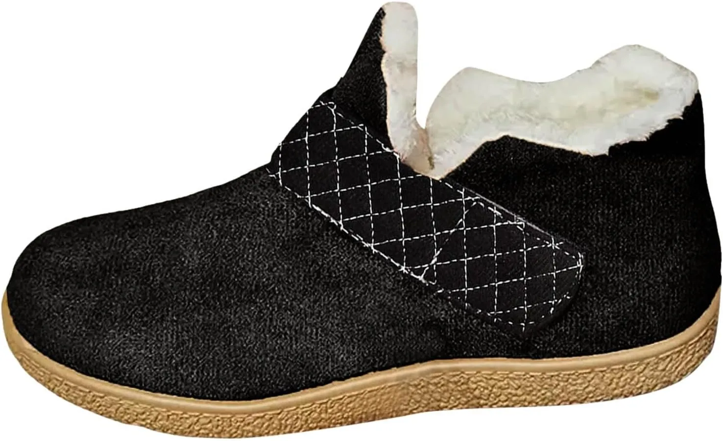 Ankle Boots for Women, Women's Fashion Moccasin Ankle Boots Ladies Warm Winter Indoor Outdoor House Shoes With Memory Foam