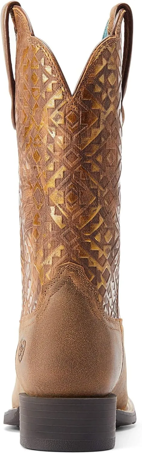 Ariat Women's Round Up Square Toe Western Boot