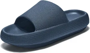 ATHMILE Cloud Slippers for Women Pillow Slides for Men Shower Shoes Thick Sole House Shoes for Bathroom Indoor Outdoor Summer Pool Swim Vacation Beach Essentials