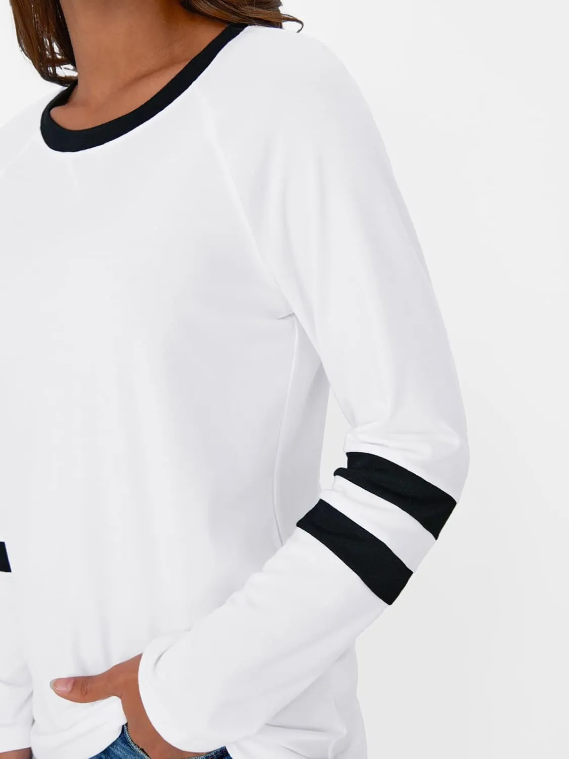 AUTOMET Womens Long Sleeve Shirts Color Block Casual Crewneck Tops Tshirt Basic Tee Fall Fashion Clothes Trendy Outfits