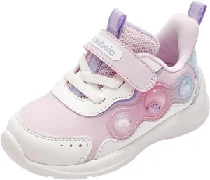 Balabala Unisex Toddler Fashion Walking Shoes, Hook and Loop Anti-Slip Toddler Shoes for Fall Winter