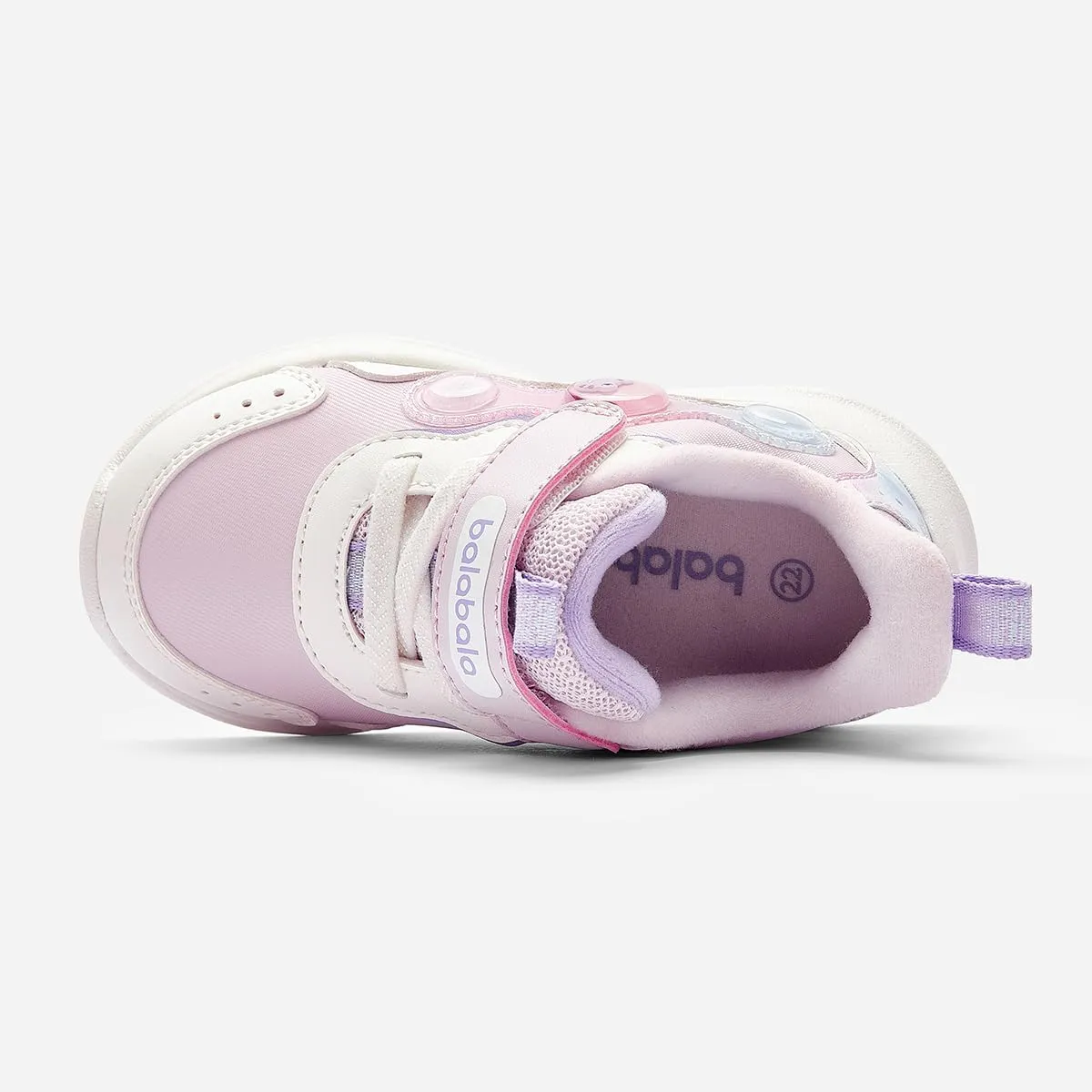 Balabala Unisex Toddler Fashion Walking Shoes, Hook and Loop Anti-Slip Toddler Shoes for Fall Winter