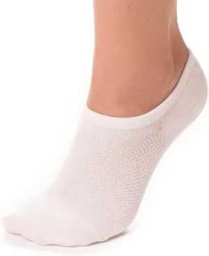 Bam&bü Women's Premium Bamboo Viscose No Show Casual Socks - 4 pair pack - Non-Slip