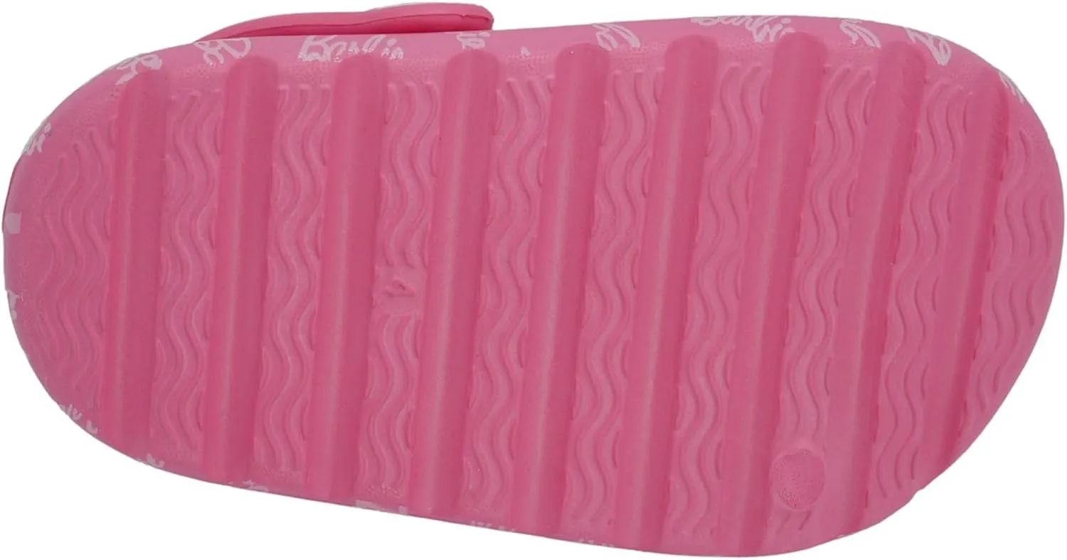 Barbie Toddler Girls' Cloud Slides - Cute & Comfy Slip-On Sandals for Summer, Pool, or Beach