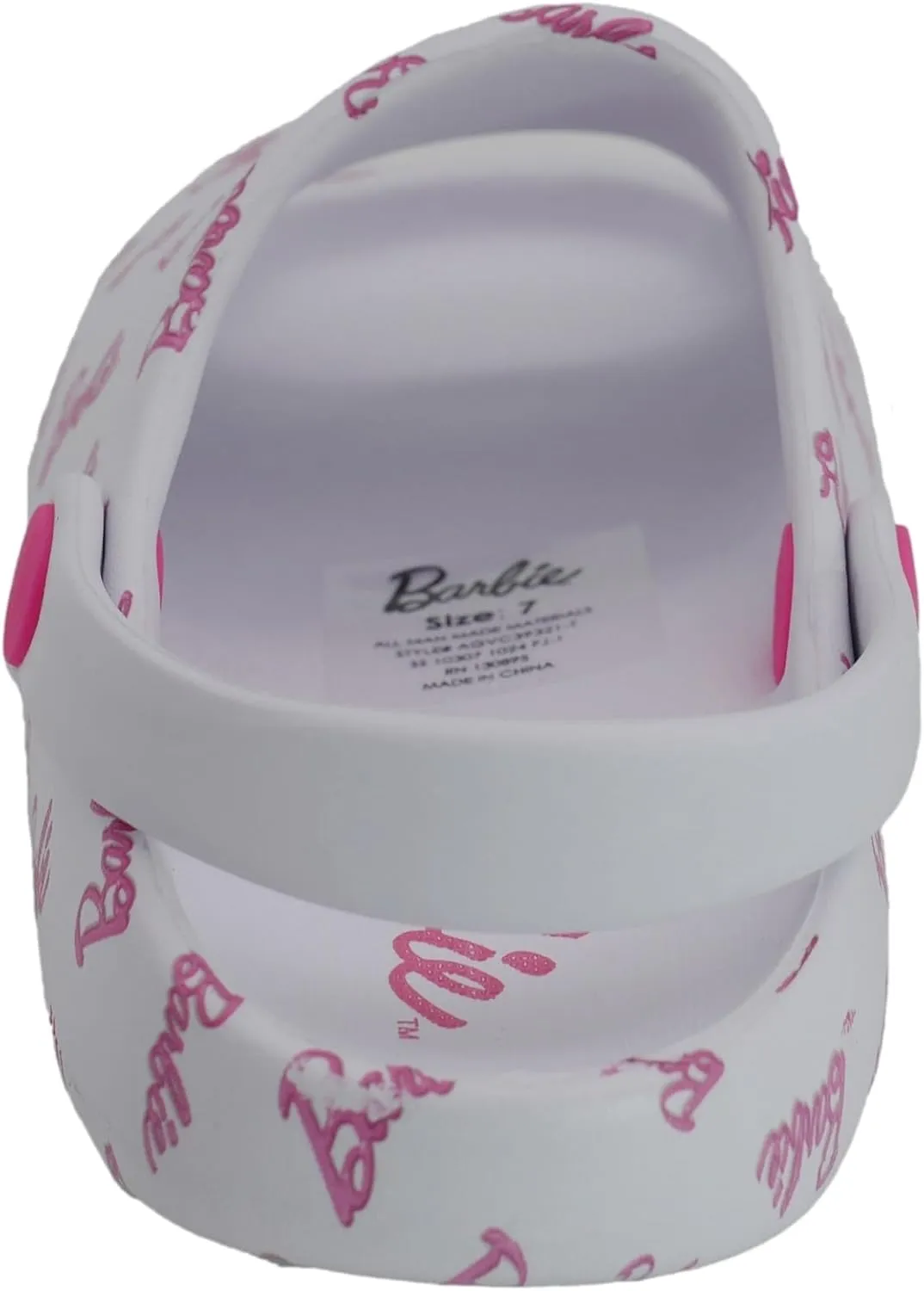 Barbie Toddler Girls' Cloud Slides - Cute & Comfy Slip-On Sandals for Summer, Pool, or Beach