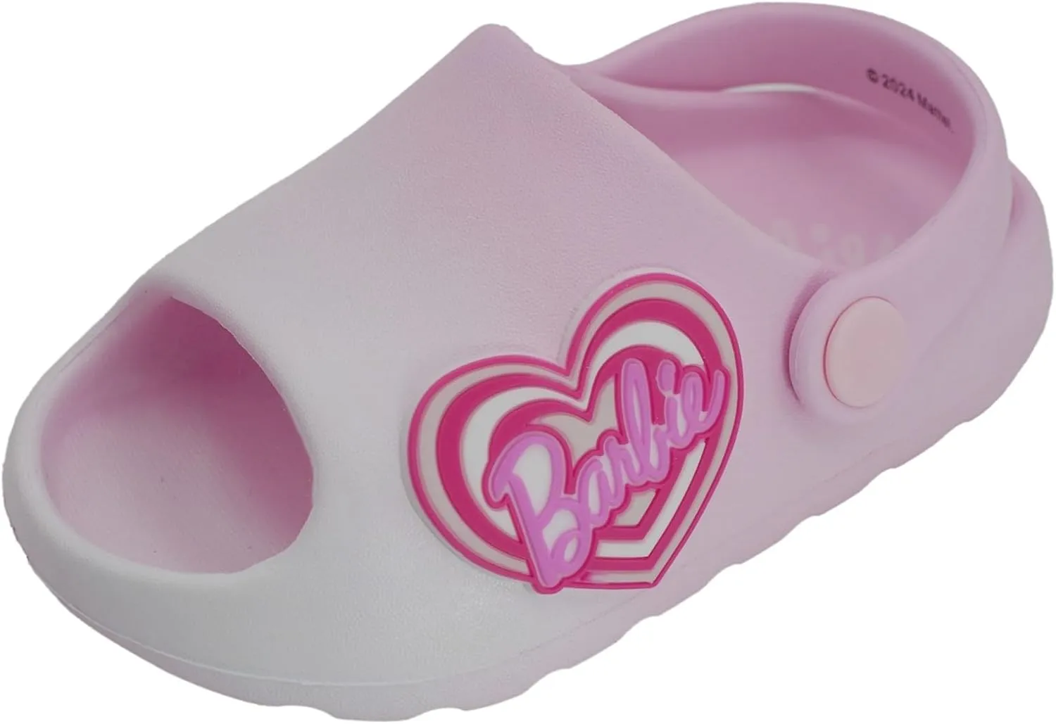 Barbie Toddler Girls' Cloud Slides - Cute & Comfy Slip-On Sandals for Summer, Pool, or Beach