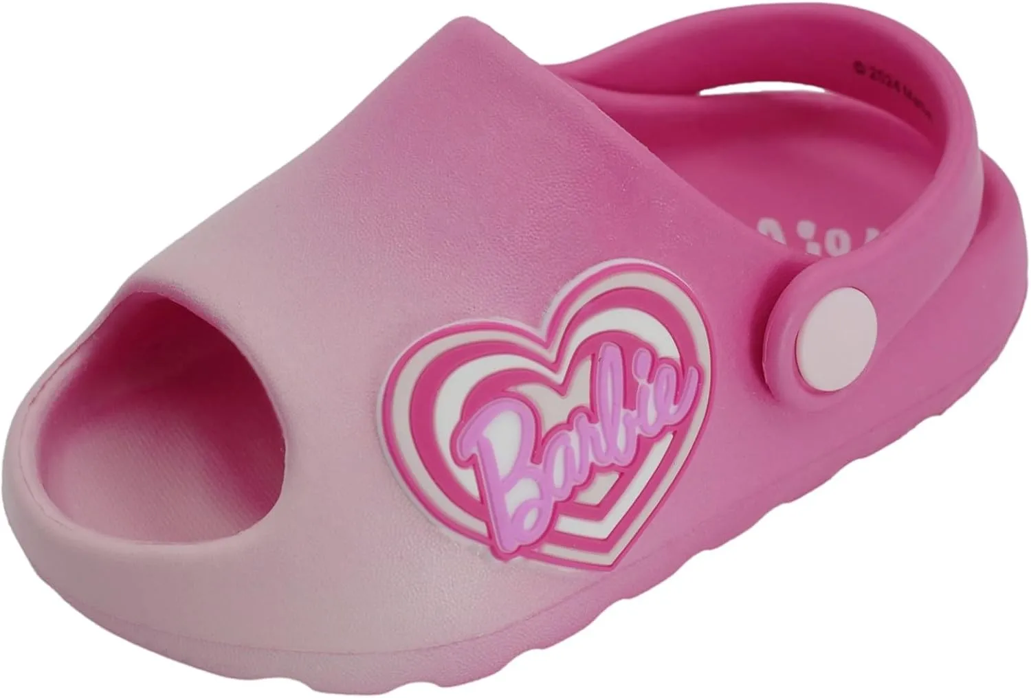 Barbie Toddler Girls' Cloud Slides - Cute & Comfy Slip-On Sandals for Summer, Pool, or Beach