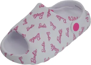 Barbie Toddler Girls' Cloud Slides - Cute & Comfy Slip-On Sandals for Summer, Pool, or Beach