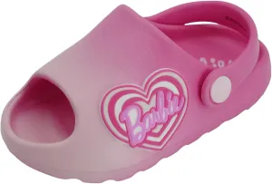Barbie Toddler Girls' Cloud Slides - Cute & Comfy Slip-On Sandals for Summer, Pool, or Beach
