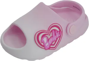 Barbie Toddler Girls' Cloud Slides - Cute & Comfy Slip-On Sandals for Summer, Pool, or Beach