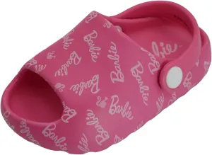 Barbie Toddler Girls' Cloud Slides - Cute & Comfy Slip-On Sandals for Summer, Pool, or Beach
