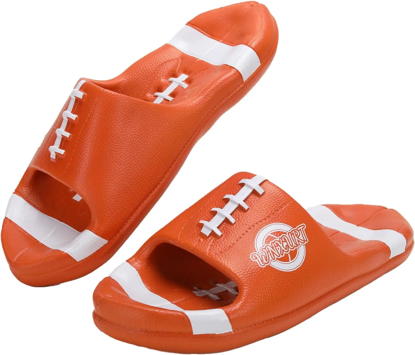 Basketball Pillow Slippers Non-Slip Cloud Slippers Ultra Cushion Sports Arch Support Footbed Sandals Comfort Thick Sole Outdoor Mens Sports Slide Gift for Basketball Enthusiasts