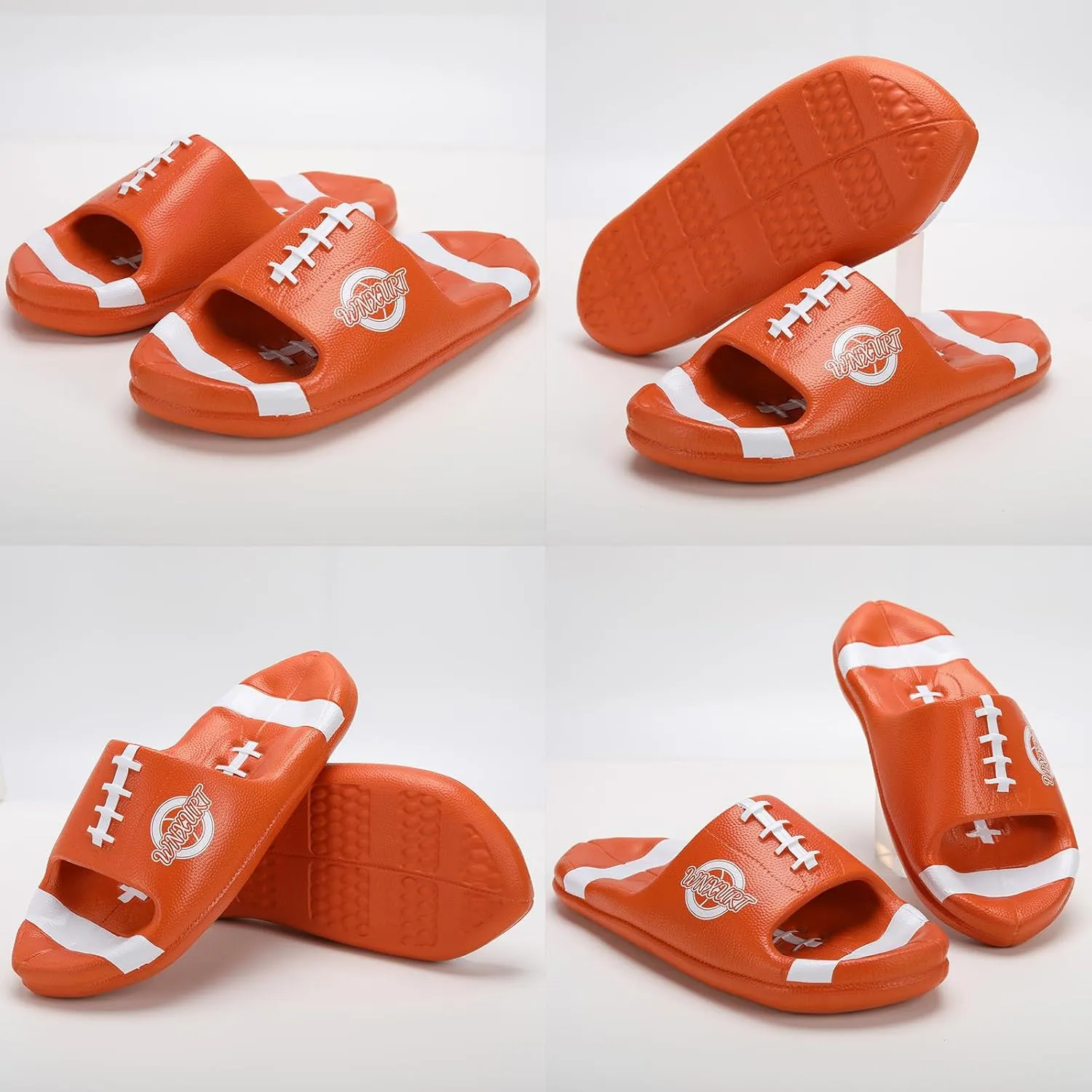Basketball Pillow Slippers Non-Slip Cloud Slippers Ultra Cushion Sports Arch Support Footbed Sandals Comfort Thick Sole Outdoor Mens Sports Slide Gift for Basketball Enthusiasts