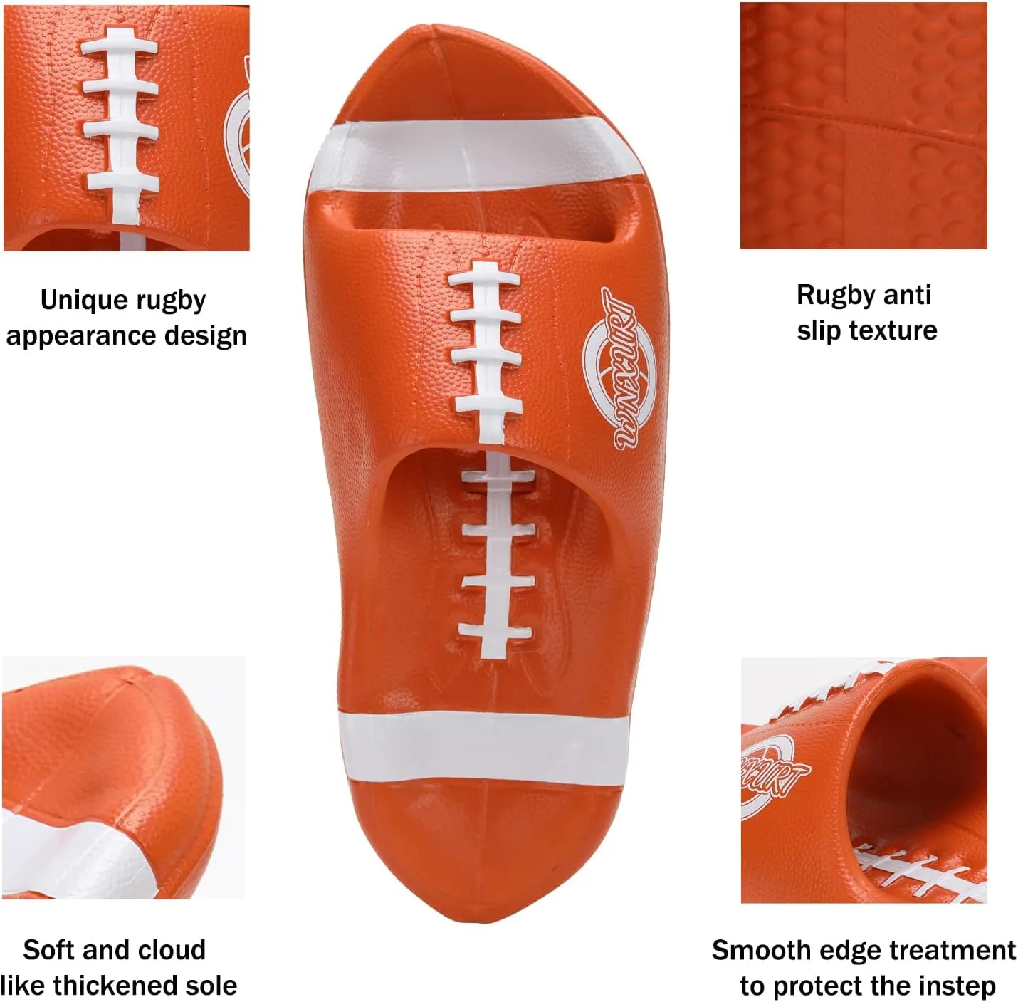 Basketball Pillow Slippers Non-Slip Cloud Slippers Ultra Cushion Sports Arch Support Footbed Sandals Comfort Thick Sole Outdoor Mens Sports Slide Gift for Basketball Enthusiasts