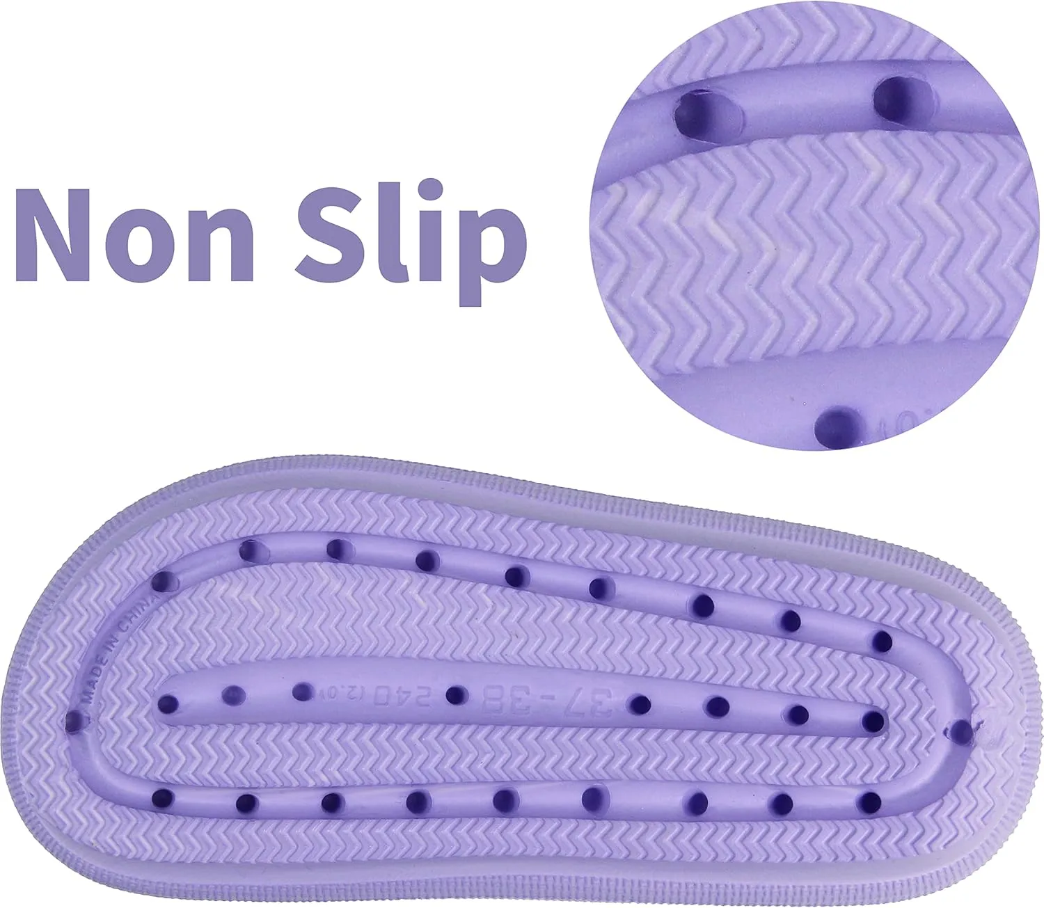 BenSorts Pillow Sandals for Women Men Thick Sole Adjustable Buckles EVA