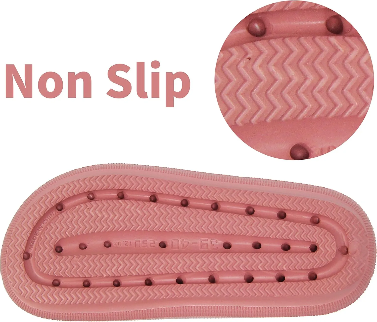 BenSorts Pillow Sandals for Women Men Thick Sole Adjustable Buckles EVA