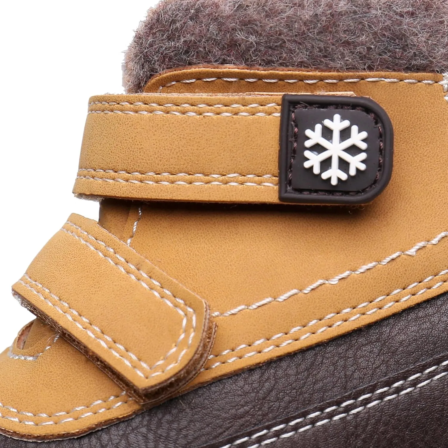 Blikcon Boys Boots Toddler Boys Girls Fall/Winter Boots Outdoor with Hook and Loop (Toddler/Little Kid)