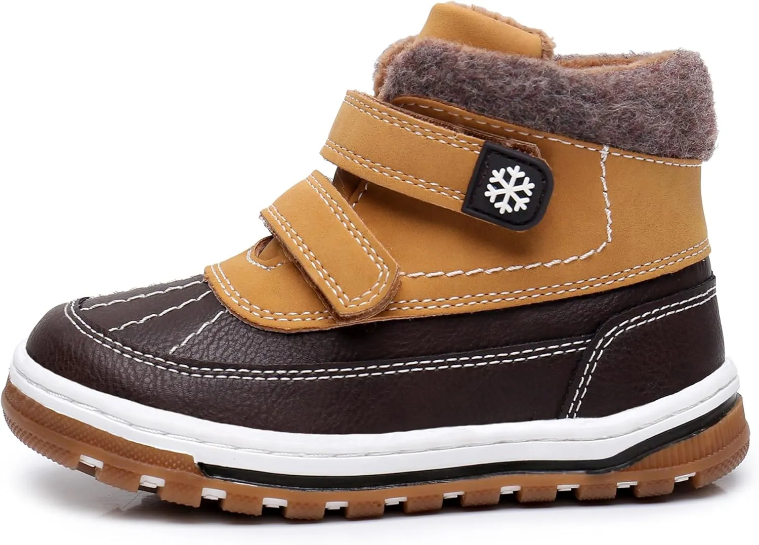 Blikcon Boys Boots Toddler Boys Girls Fall/Winter Boots Outdoor with Hook and Loop (Toddler/Little Kid)