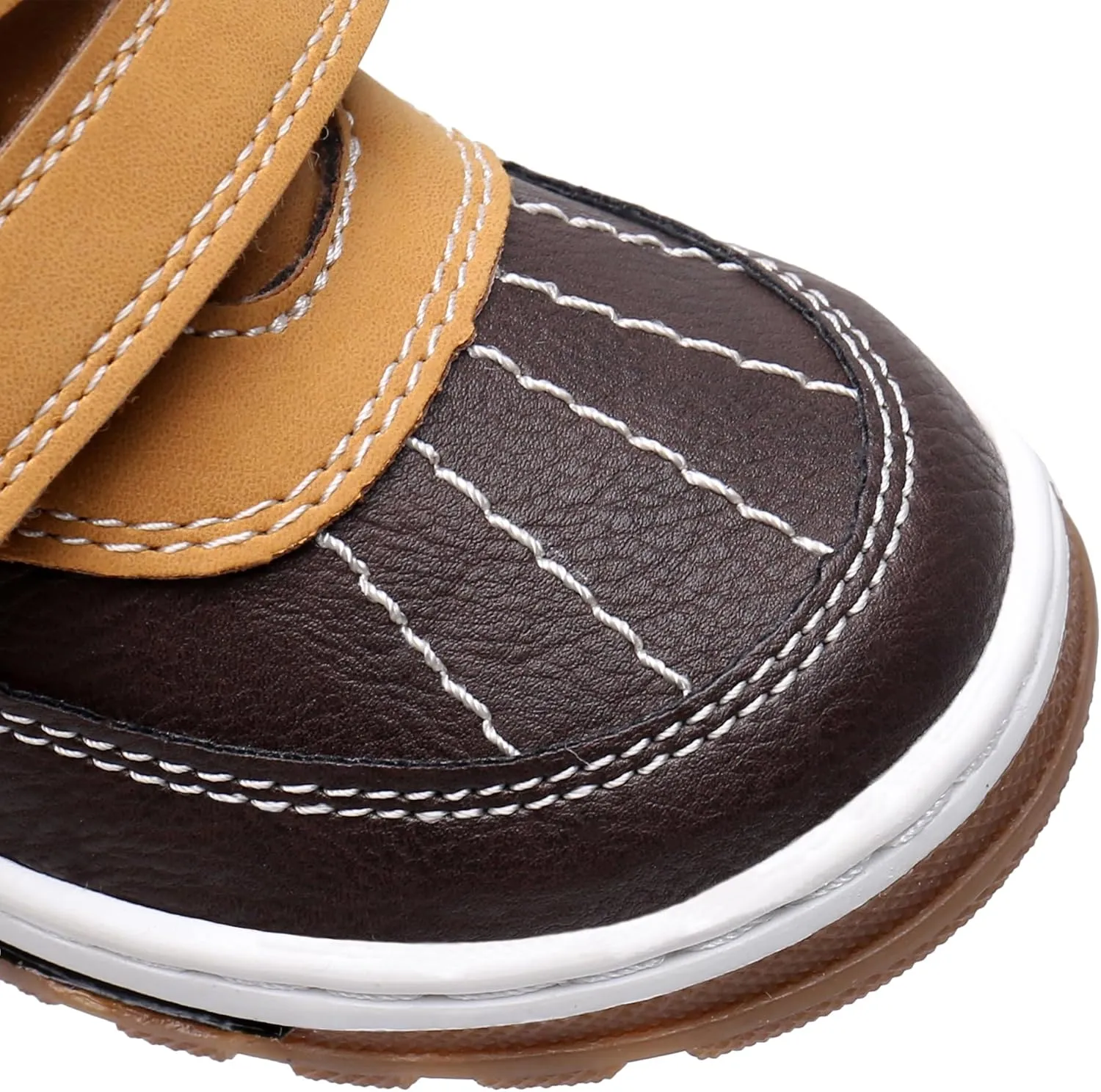 Blikcon Boys Boots Toddler Boys Girls Fall/Winter Boots Outdoor with Hook and Loop (Toddler/Little Kid)
