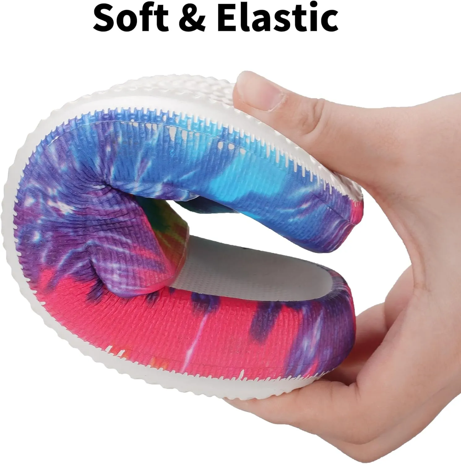 Boys and Girls Cloud Slides for Kids – Non-Slip Summer Slippers Lightweight Beach, Pool, and Indoor Shower Sandals