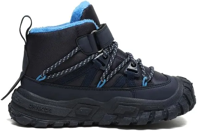 Boys Girls Wnter Snow Boots Warm Outdoor Hiking Shoes Waterproof Anti-slip Boots