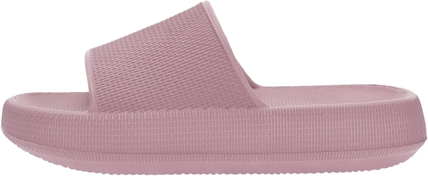 BRONAX Pillow Slippers for Women and Men | House Slides Shower Sandals | Cushioned Thick Sole