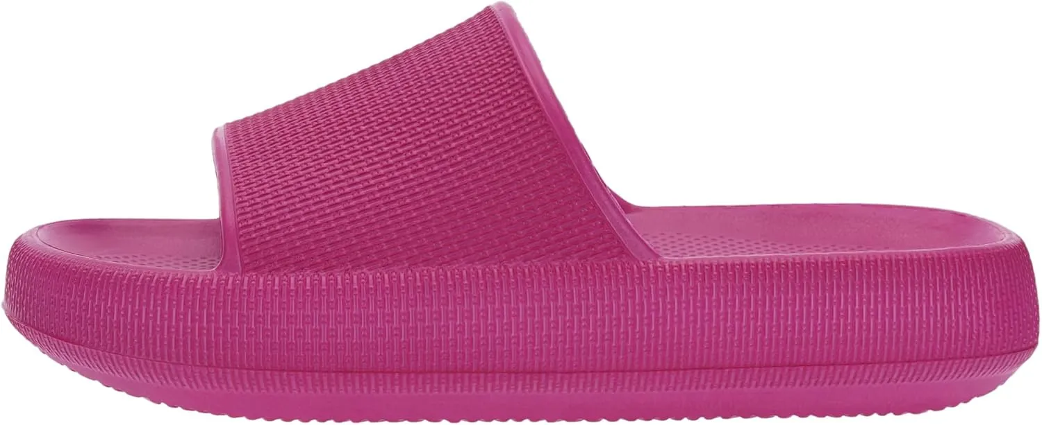 BRONAX Pillow Slippers for Women and Men | House Slides Shower Sandals | Cushioned Thick Sole