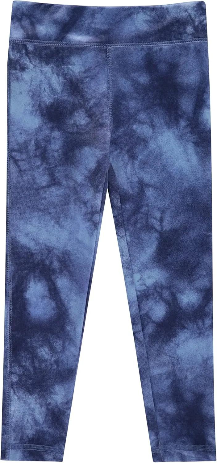 BTween Girls’ 4 Pack Leggings Set, Exercise, Sports Tights with Wide Waistband for Girls