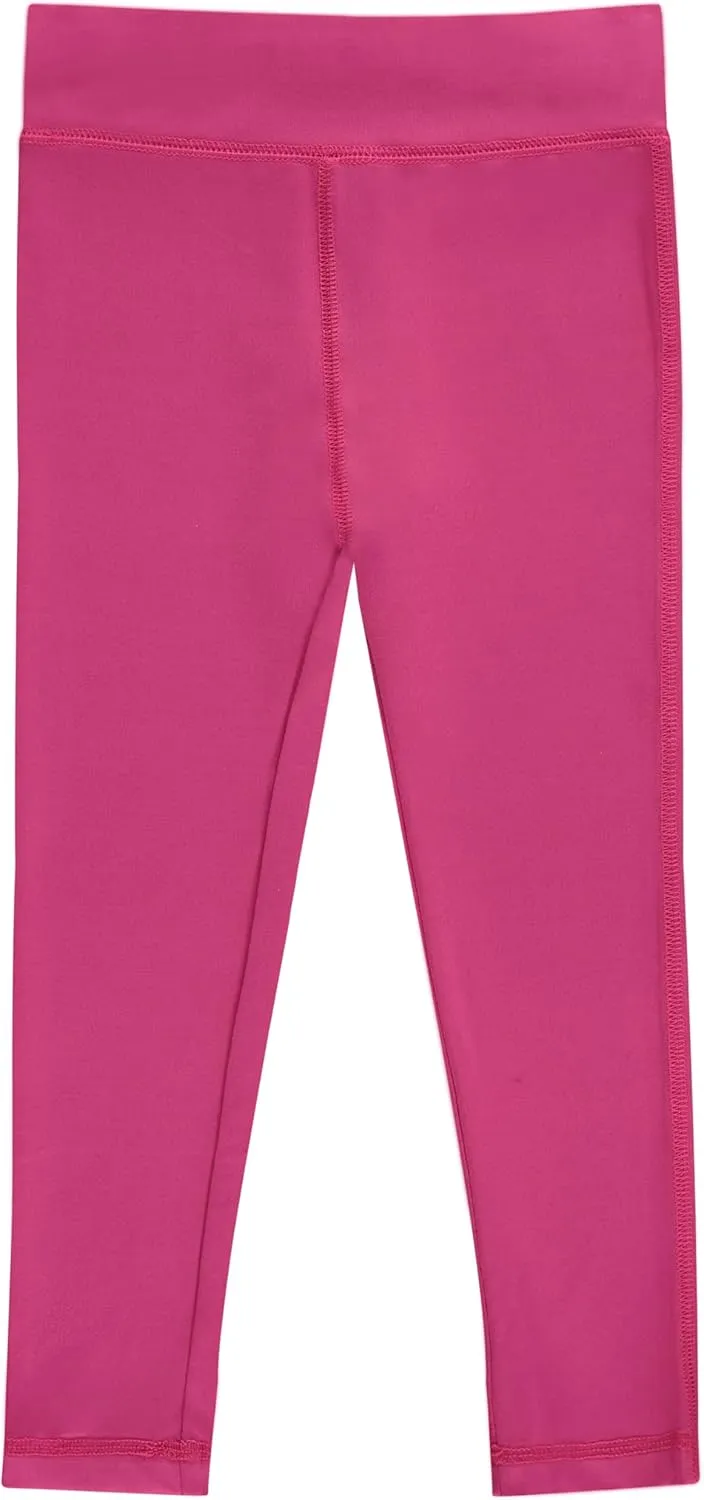 BTween Girls’ 4 Pack Leggings Set, Exercise, Sports Tights with Wide Waistband for Girls