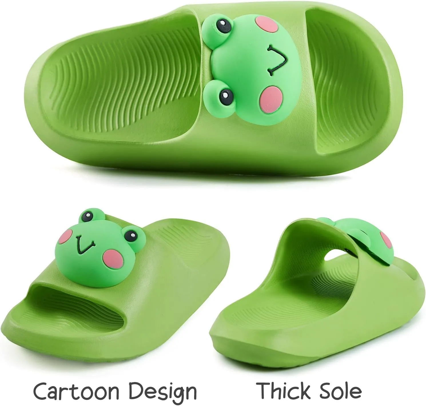 Bunny Toddler Slides Slipper Unisex Child Boys & Girls Slide Sandals for Kids Flip Flops Comfy Shower Slippers Beach Garden Shoes