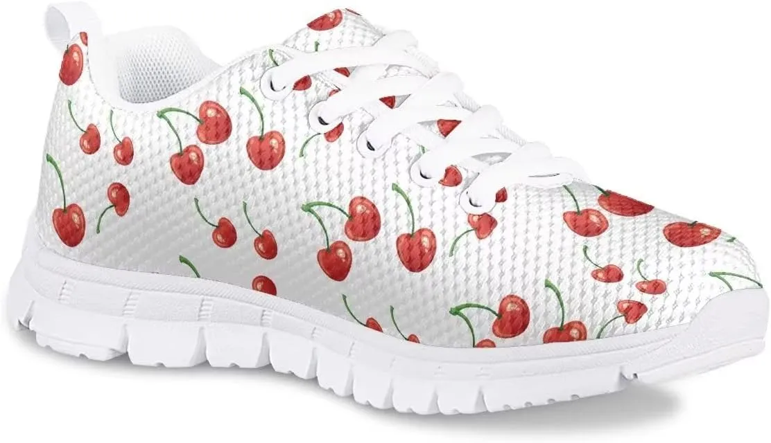 Butterfly Print Cute Tennis Shoes for Girls Nonslip Lightweight School Dance Athletic Running Shoes Kids Casual Sport Sneakers