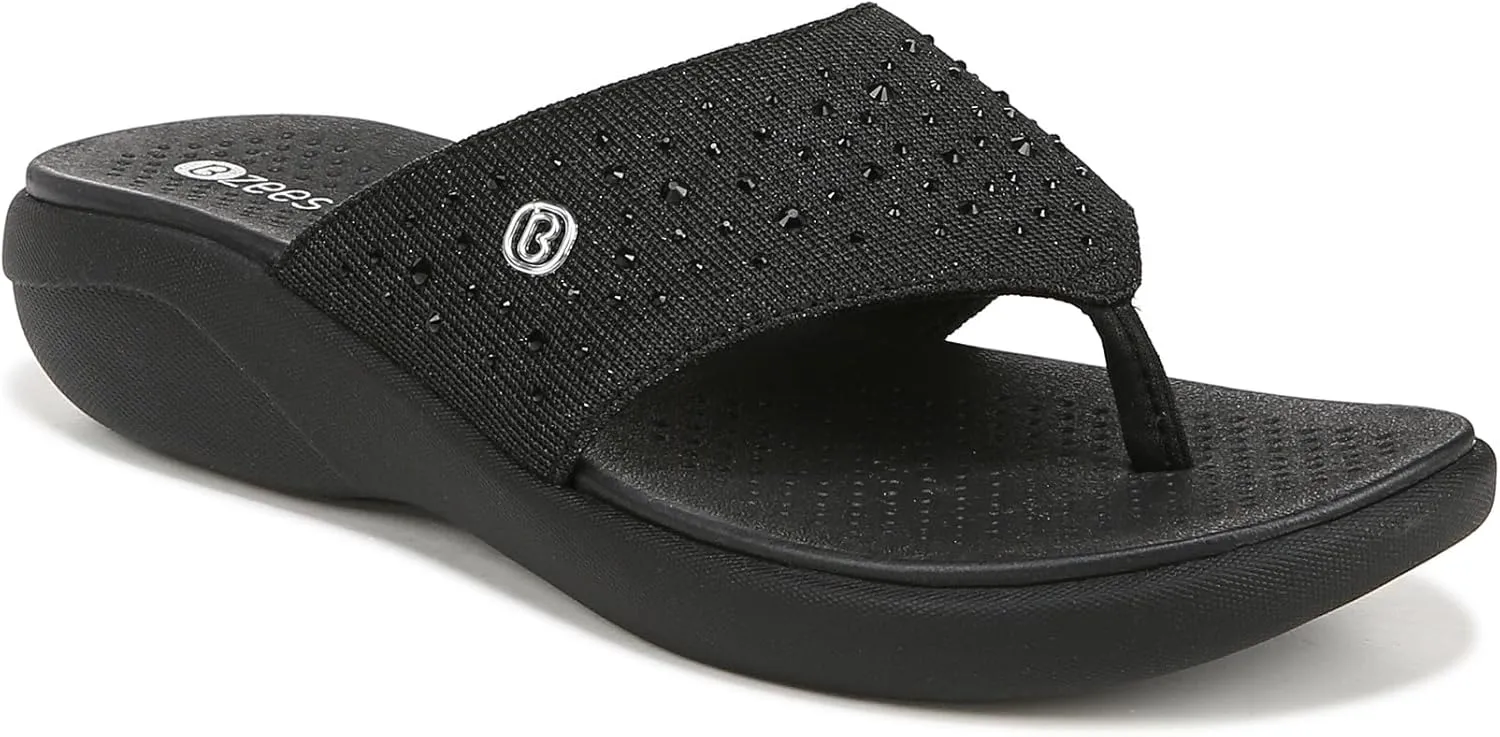 BZees Women's Cruise Bright Wedge Sandal