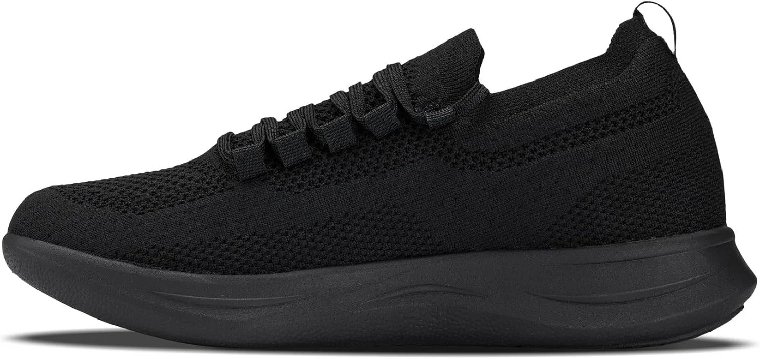 CALTO Men's Invisible Height Increasing Elevator Shoes - Super Lightweight Knitted Sporty Sneakers - 2.4 Inches Taller