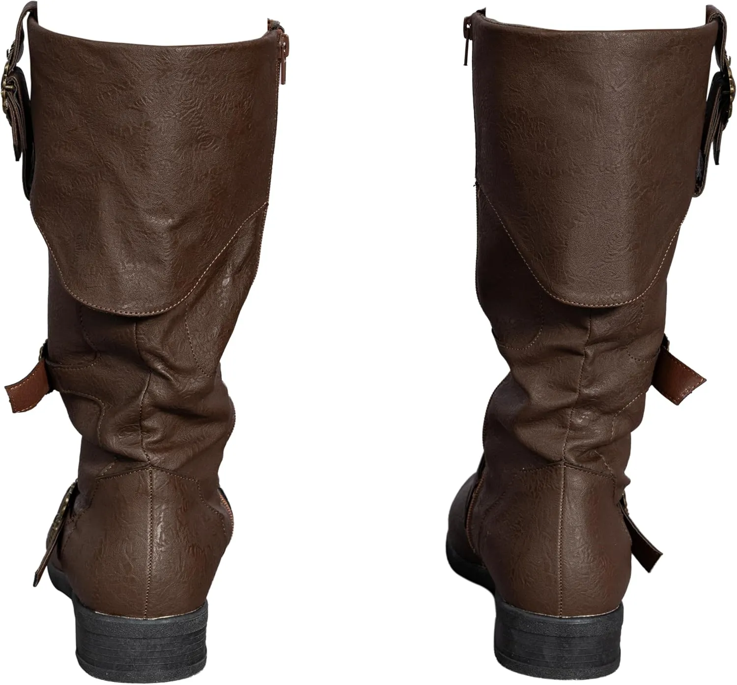 Caribbean Pirate Boots Adventure Footwear Halloween Costume Renaissance Medieval Cosplay