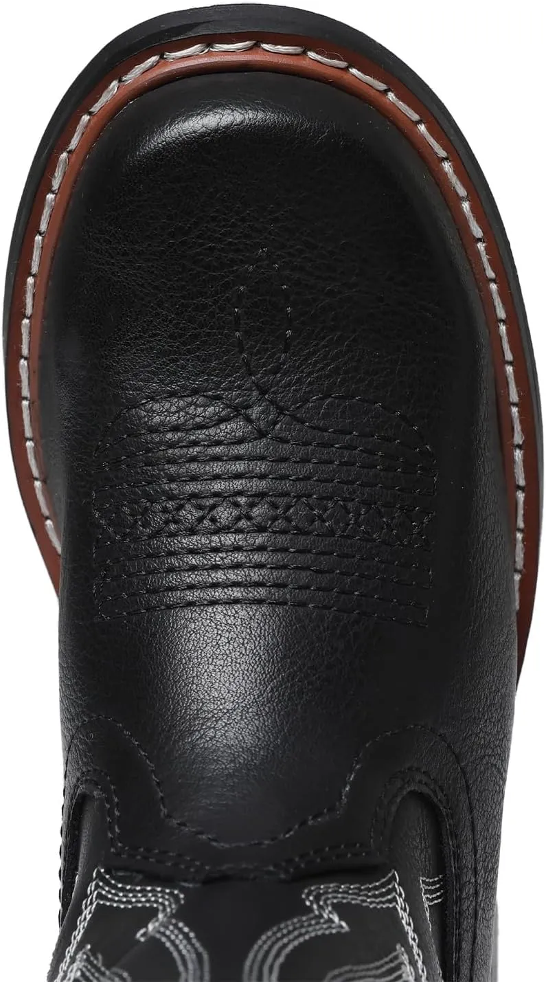 Celbreez Kids Cowboy Boots for Boys Girls Toddler Cwoboy Cowgril Western Boots Square Toe Mid Calf Riding Shoes Little Kid/Big Kid/Toddler