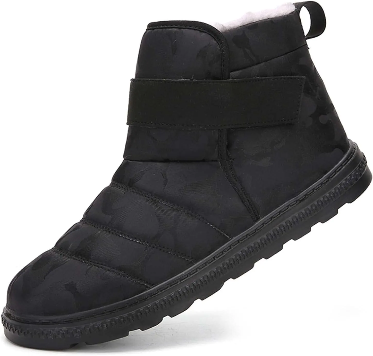 CERYTHRINA Winter Snow Ankle Boots Fur Lining Waterproof Outdoor Slip On Booties Sneakers for Women and Men