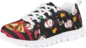 Christmas Shoes for Girls Boys Lightweight Casual Cute Athletic Sneakers Kids Running Shoes Holiday Outfit