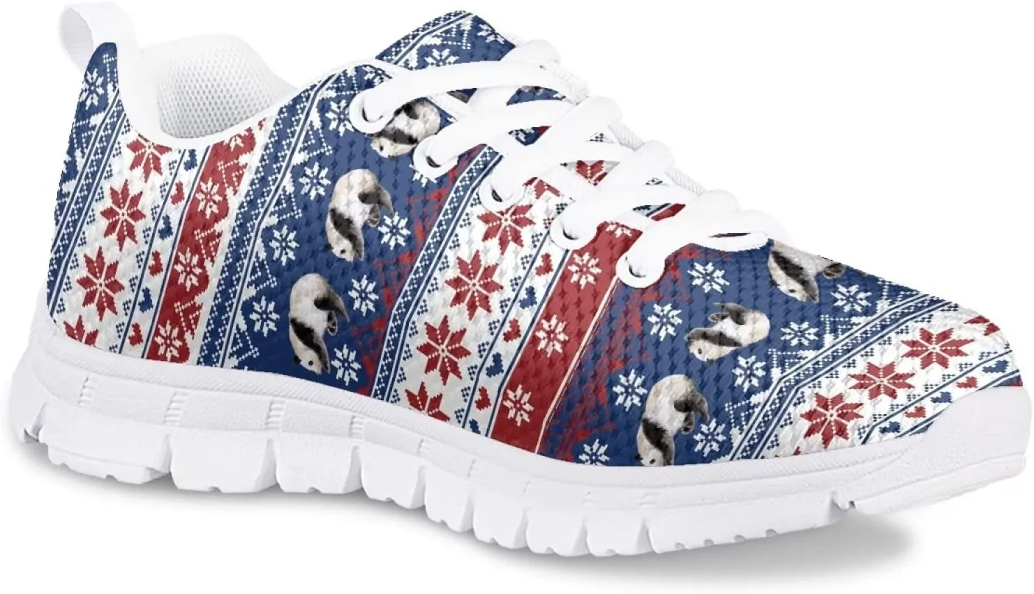 Christmas Shoes for Girls Boys Lightweight Casual Cute Athletic Sneakers Kids Running Shoes Holiday Outfit