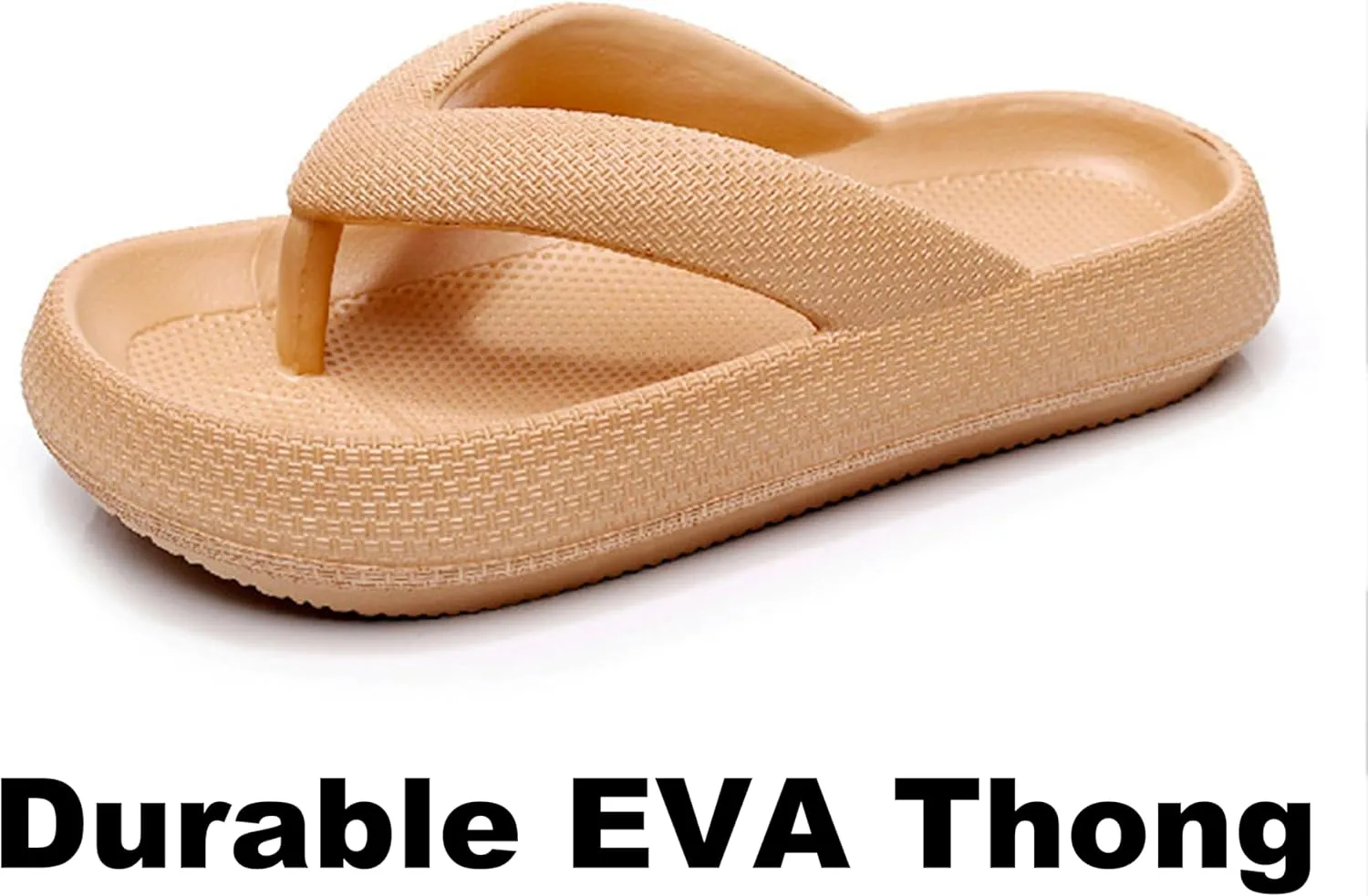 Cloud Flip Flops for Men Women Orthotic Lightweight Beach Slides Pillow Soft Slides Sandals Cushion Beach Flip Flops EVA Comfy Bath Spa Walking Sandals Pool Thong Slippers
