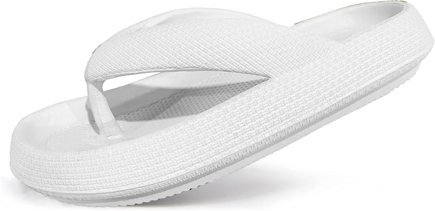 Cloud Flip Flops for Men Women Orthotic Lightweight Beach Slides Pillow Soft Slides Sandals Cushion Beach Flip Flops EVA Comfy Bath Spa Walking Sandals Pool Thong Slippers