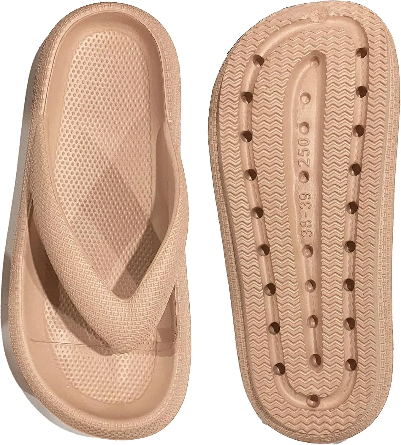 Cloud Flip Flops for Men Women Orthotic Lightweight Beach Slides Pillow Soft Slides Sandals Cushion Beach Flip Flops EVA Comfy Bath Spa Walking Sandals Pool Thong Slippers